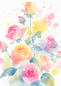 薔薇(バラ)の花の着せかえ(R4144)