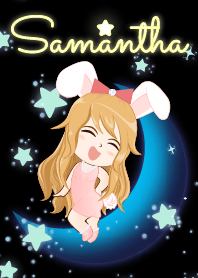 Samantha - Bunny girl on Blue Moon