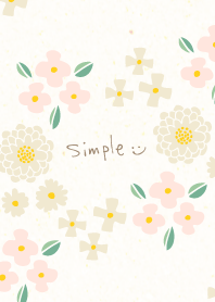 Adult beige and colorful flowers23 Japan