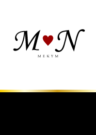 Initial M&N -LOVE- - LINE 着せかえ | LINE STORE