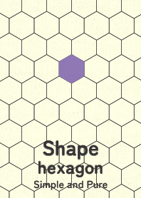 Shape hexagon heliotrope