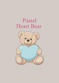 Pastel Heart Bear.9