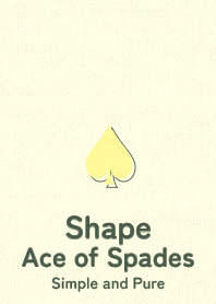 Shape spades  Light cream