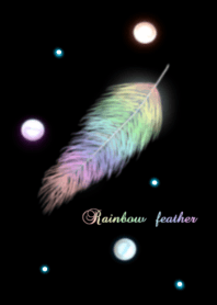 Rainbow feathers – LINE theme | LINE STORE