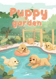 puppy gang in the pool_4