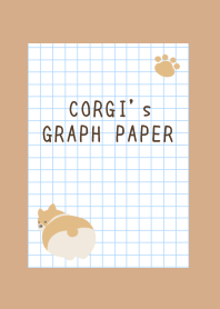 CORGI's GRAPH PAPER-LIGHT BROWNj
