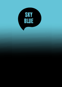 Black & Sky Blue Theme V.7