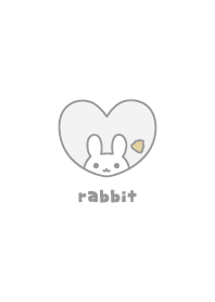 兔子 拉屎 [白色]