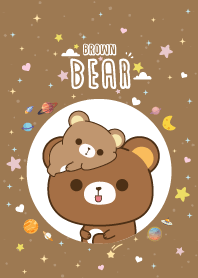 Brown Bear Cute Galaxy Coco