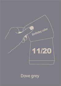 誕生日色 11月20日 シンプル