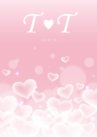 Initial -T&T- Heart cloud