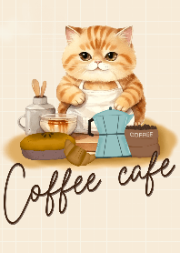Cat coffee cafe