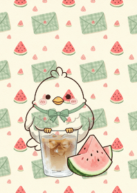 Muted Still Life: Icy Shima & Melon