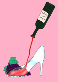 Bless with glass shoes