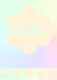 yellow color rainbow  C23