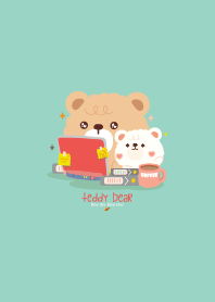 Teddy Bears Minimal Mint