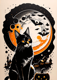 halloween cat E7b47A