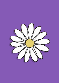 Purple and white