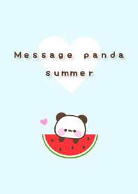 メッセージパンダ☆夏#pop