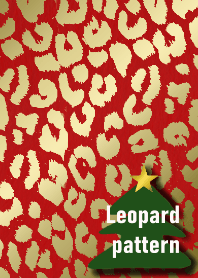 Leopard print Christmas color