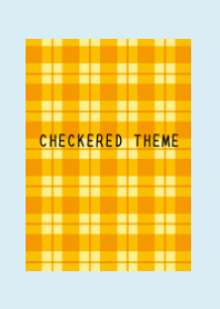 ORANGE CHECKERED THEMEj-LIGHTBLUE-YELLOW