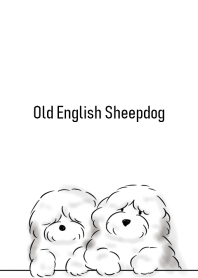 簡單 老英國牧羊犬