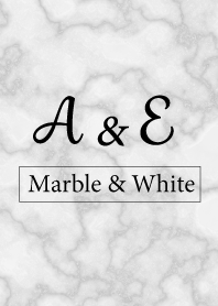 A&E-Marble&White-Initial