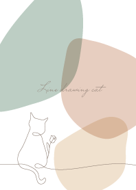 Line drawing cat_13