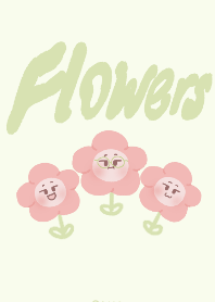 The Lovely Little Flowers -Green