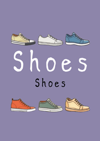鞋子收藏˙男生版(莫蘭迪紫色)