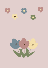 Bearsun&Flowers 質感色系 小花花