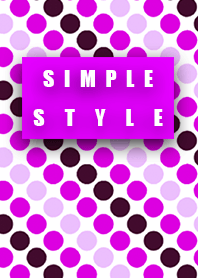 Dot pink simple style