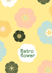 Retro flower pattern