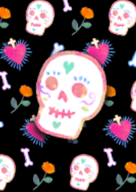 Mexico skull aurora edit