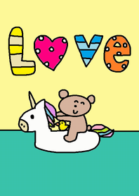 (Kumako beach yellow summer )