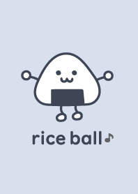 rice ball Musical note'Blue'