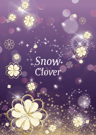 Purple : snow clover