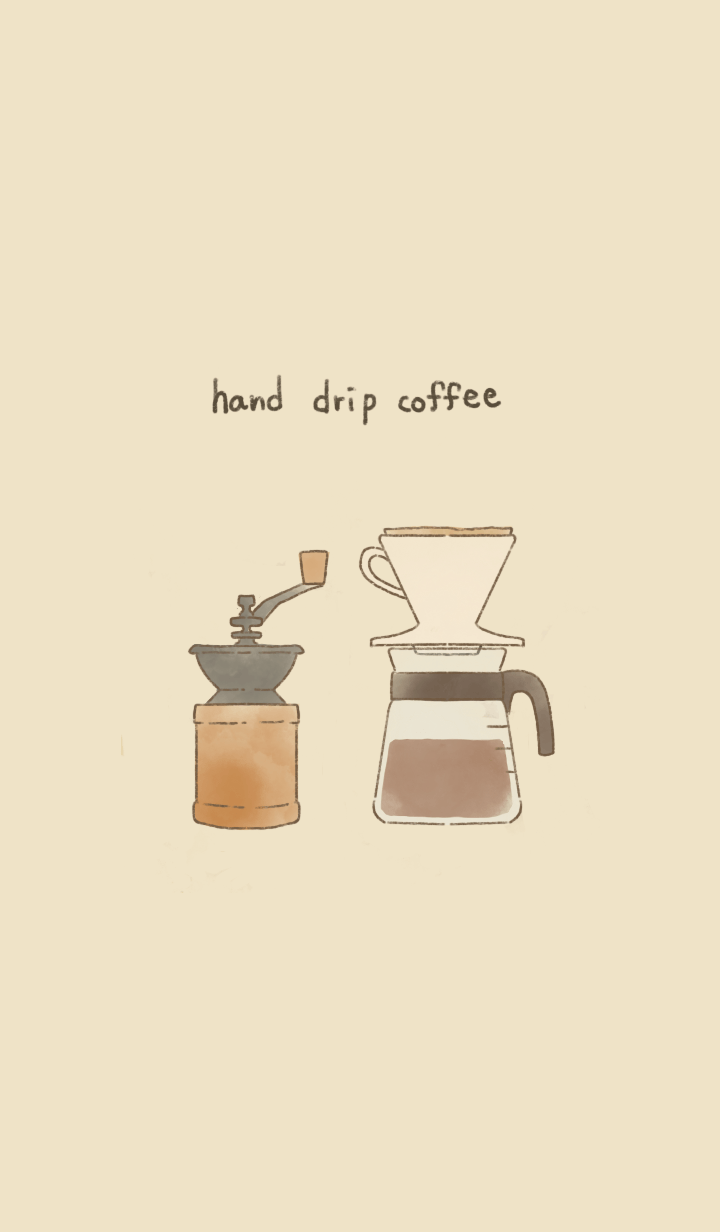 Hand drip coffee