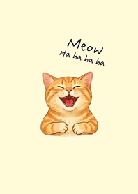 認真生活的喵(淡黃色)