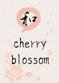 Japanese style cherry blossoms.