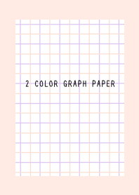 2 COLOR GRAPH PAPER/PINK&PURPLE/LIGHT PK