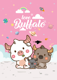 Buffalo Love Galaxy Pink