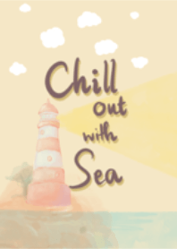Chill out with the sea and sunset