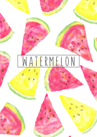 Watercolor:watermelon WV