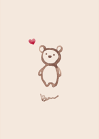 A laid-back cute bear1.