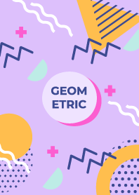 Geometric Sweet Mauve Violet