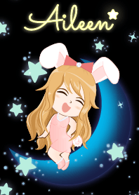 Aileen - Bunny girl on Blue Moon