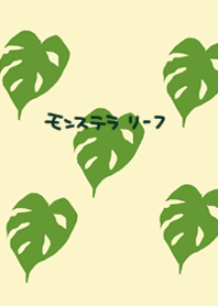 Monstera leaves