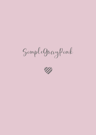 シンプル♡ピンク&グレー.