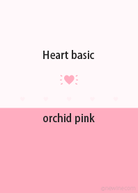 Heart basic オーキッド ピンク